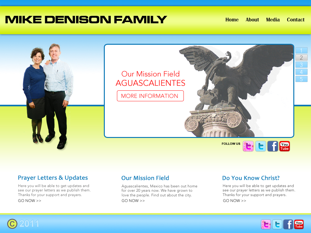 A new design for the family website